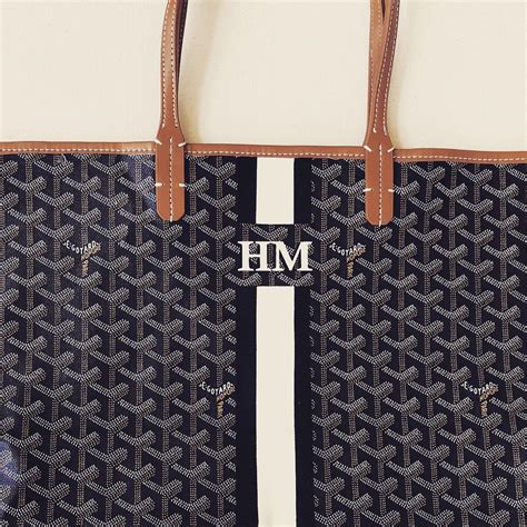 goyard custom paint|cost of personalized goyard tote.